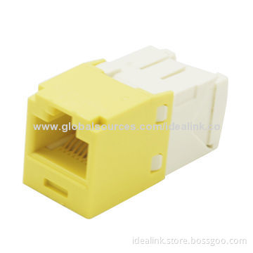 Cat5e/6 Modular/Keystone Jacket UTP, Suitable for 24AWG Cables and RJ45 Connectors